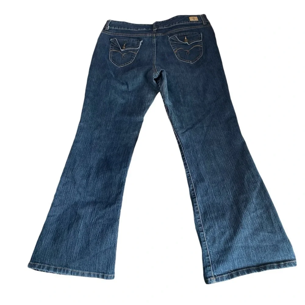 Bandolino blu Arianna boot cut jeans Sz 16 women 78%Cotton - Picture 15 of 15